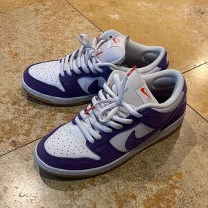 Nike SB Dunk Purple Suede Orange Label